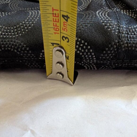 COACH Wallet Black Op Art Ashley Pleated Zip Around Clutch Wallet - Picture 12 of 12